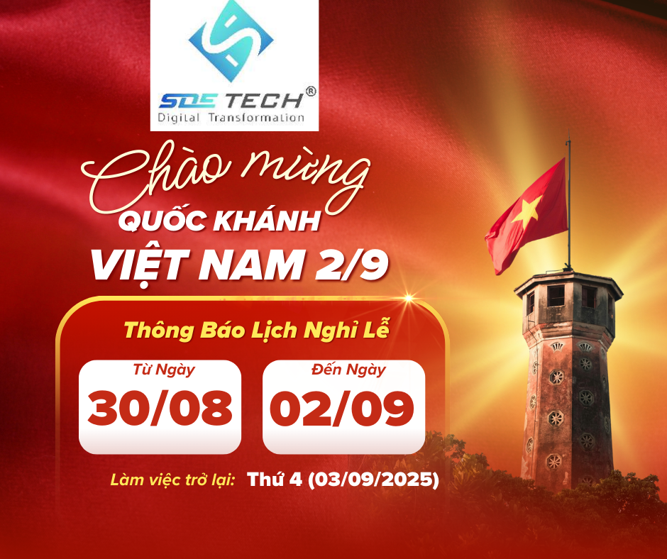 🔔THÔNG BÁO LỊCH NGHỈ LỄ 02/09/2025 - SDE TECH 🔔
