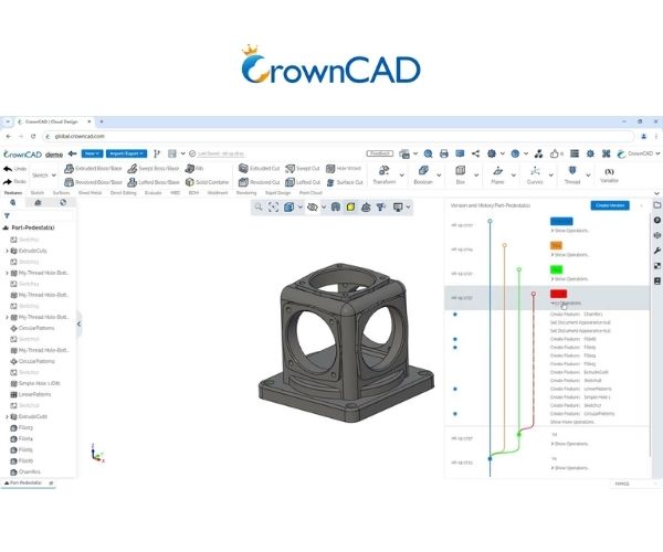 Ứng dụng CrownCAD trong chuẩn hóa bản vẽ kỹ thuật