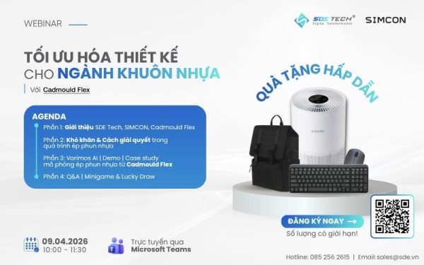 Tối ưu hóa thiết kế cho ngành khuôn nhựa với Cadmould Flex