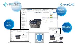 CrownCAD bảo mật dữ liệu thiết kế 3D như thế nào? 