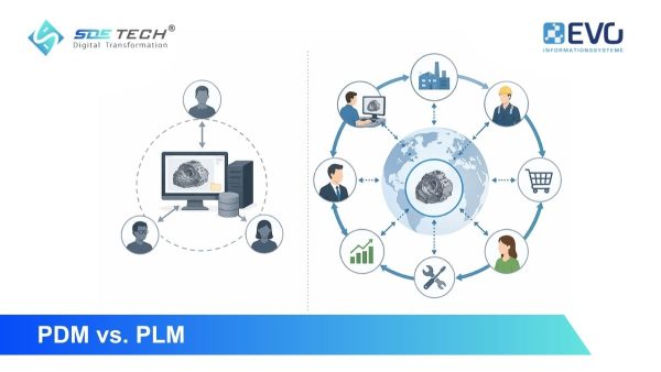 Sự khác nhau giữa PDM và PLM