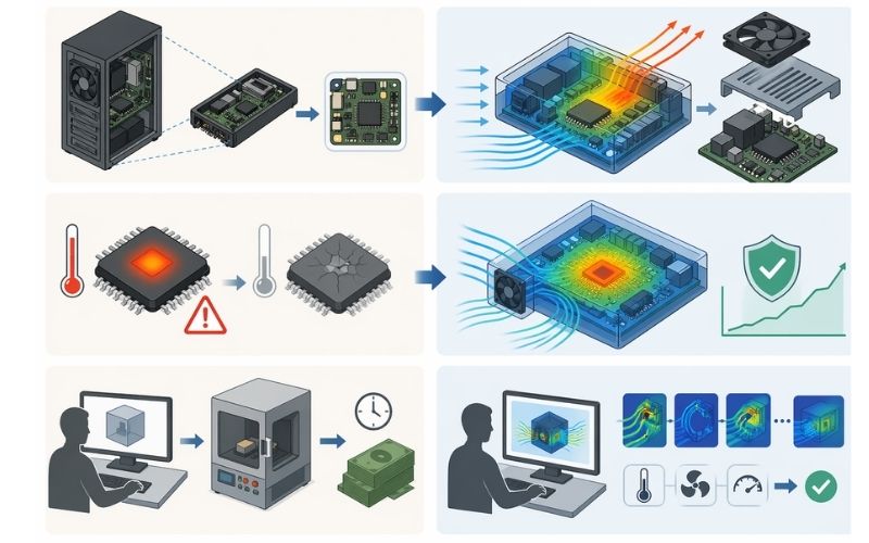 Importance of CFD simulation for modern electronic devices