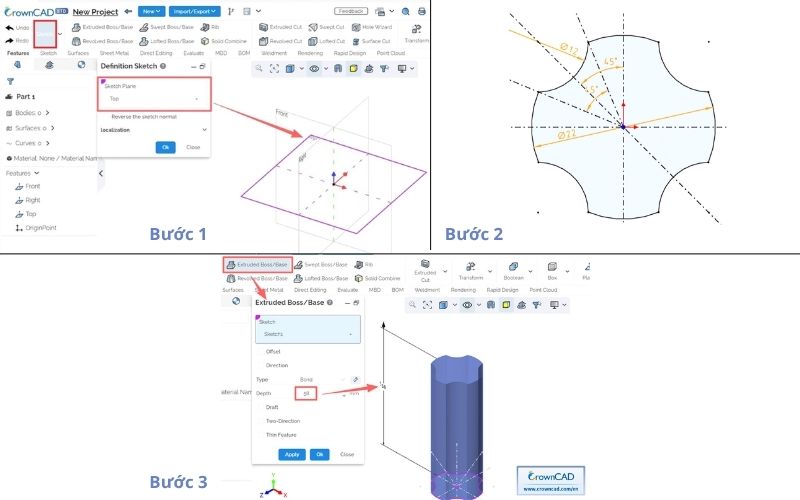 Create basic screwdriver body