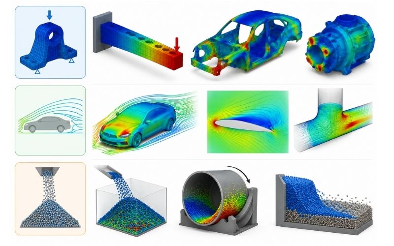 Các phương pháp mô phỏng CAE phổ biến nhất hiện nay