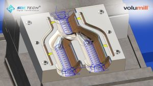 Camworks Volumill gia công tốc độ cao tối ưu năng suất
