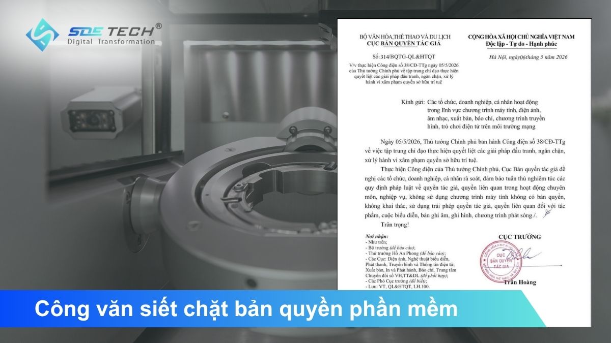 Chính sách siết chặt bản quyền phần mềm theo công văn 314