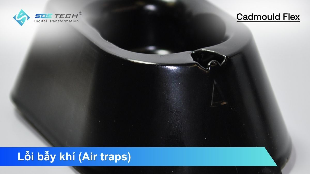 Khắc phục lỗi bẫy khí (Air Traps) trong ép phun nhựa với Cadmould Flex