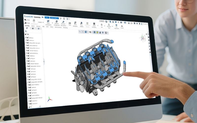 Các tính năng cốt lõi của phần mềm CAD web browser hỗ trợ PLM