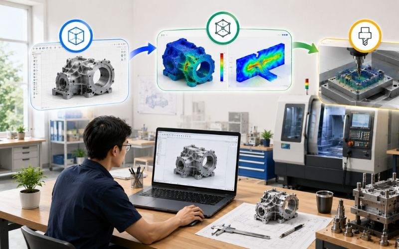 Hệ sinh thái phần mềm CAD/CAM/CAE tinh gọn cho doanh nghiệp vừa và nhỏ