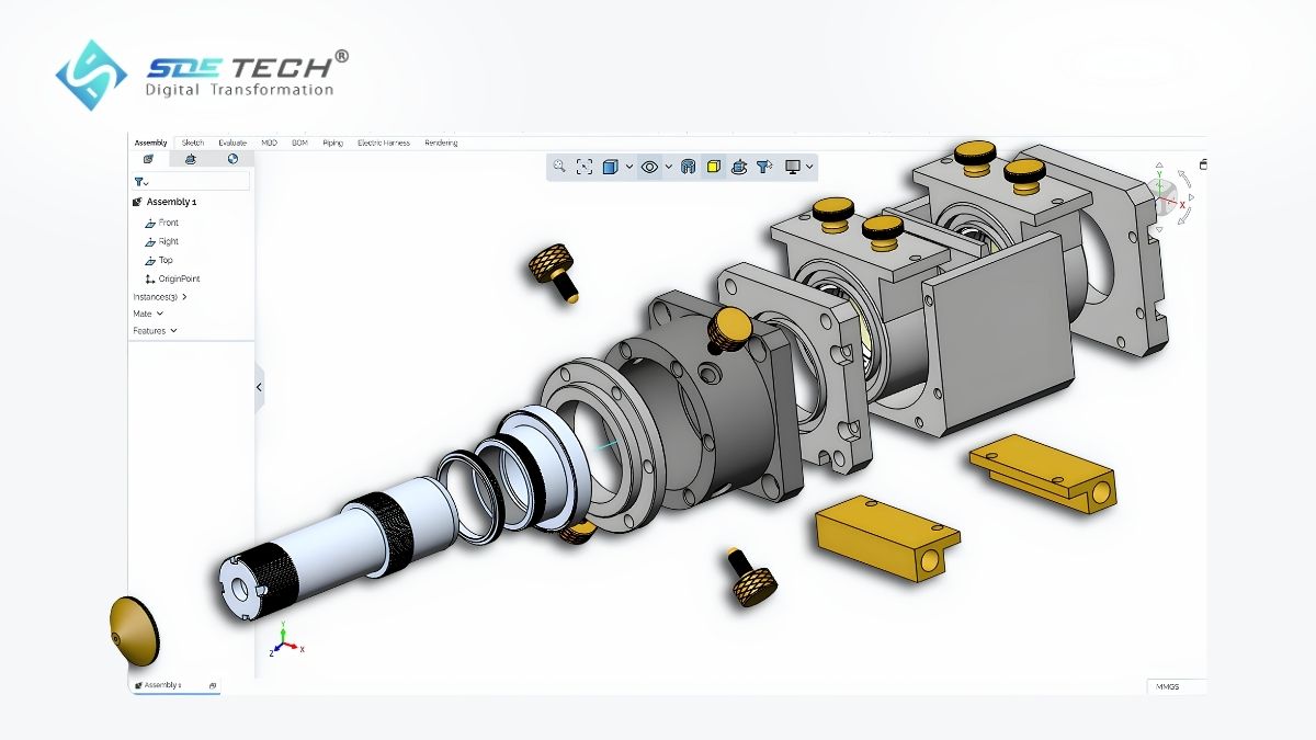 Cách khắc phục các lỗi khi Assembly trong CAD