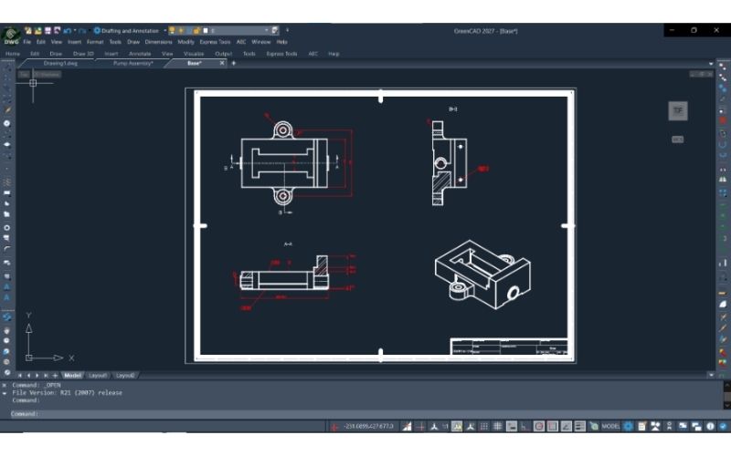 Chuẩn bị file định dạng DWG để nhập vào môi trường của CrownCAD