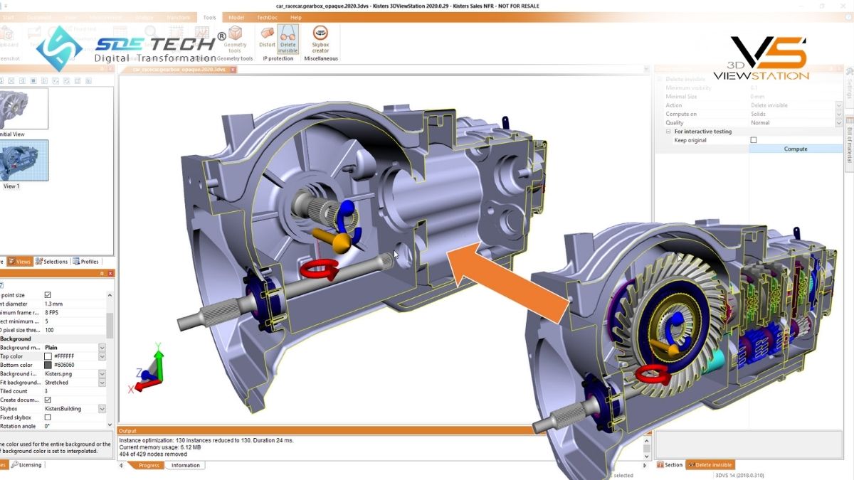 Phần mềm xem CAD nhanh tải assembly lớn trong vài giây 3DViewstation
