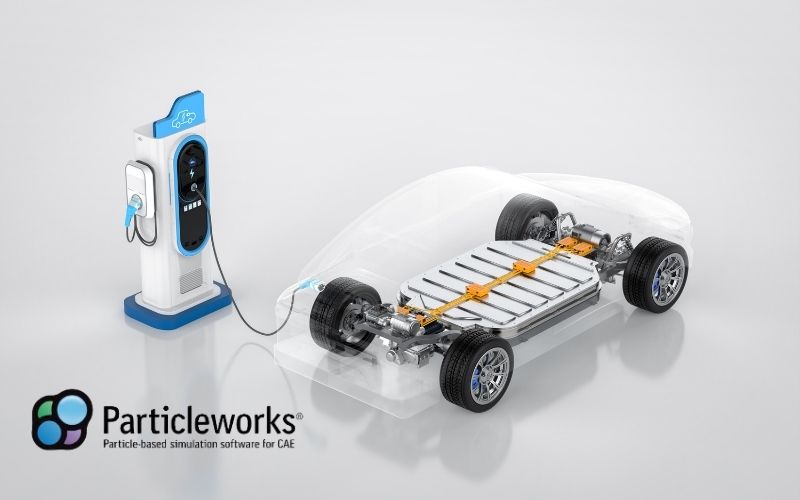 Ứng dụng thực tế của Particleworks trong bài toán quản lý nhiệt pin tiên tiến