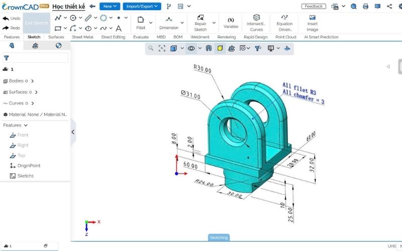Công cụ hỗ trợ thiết kế chi tiết và thiết kế lắp ráp hiệu quả