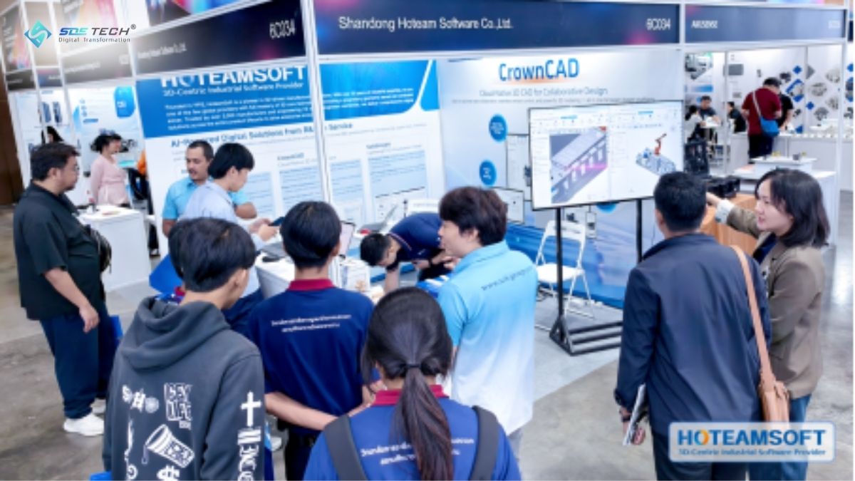 CrownCAD tại triển lãm IME 2026 Bangkok với giải pháp CAD 3D đám mây