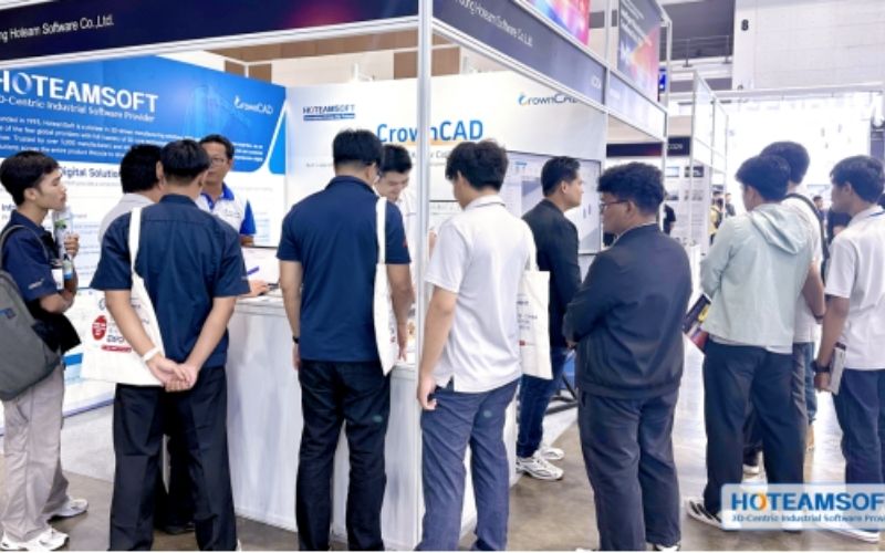 HoteamSoft mang giải pháp CrownCAD đến triển lãm IME 2026 tại Bangkok