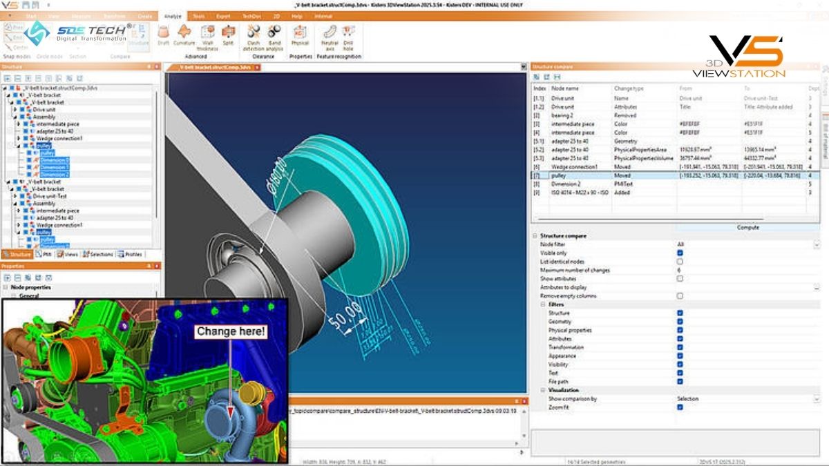 Quản lý thay đổi dữ liệu CAD 3D tối ưu với giải pháp Kisters 3DViewStation