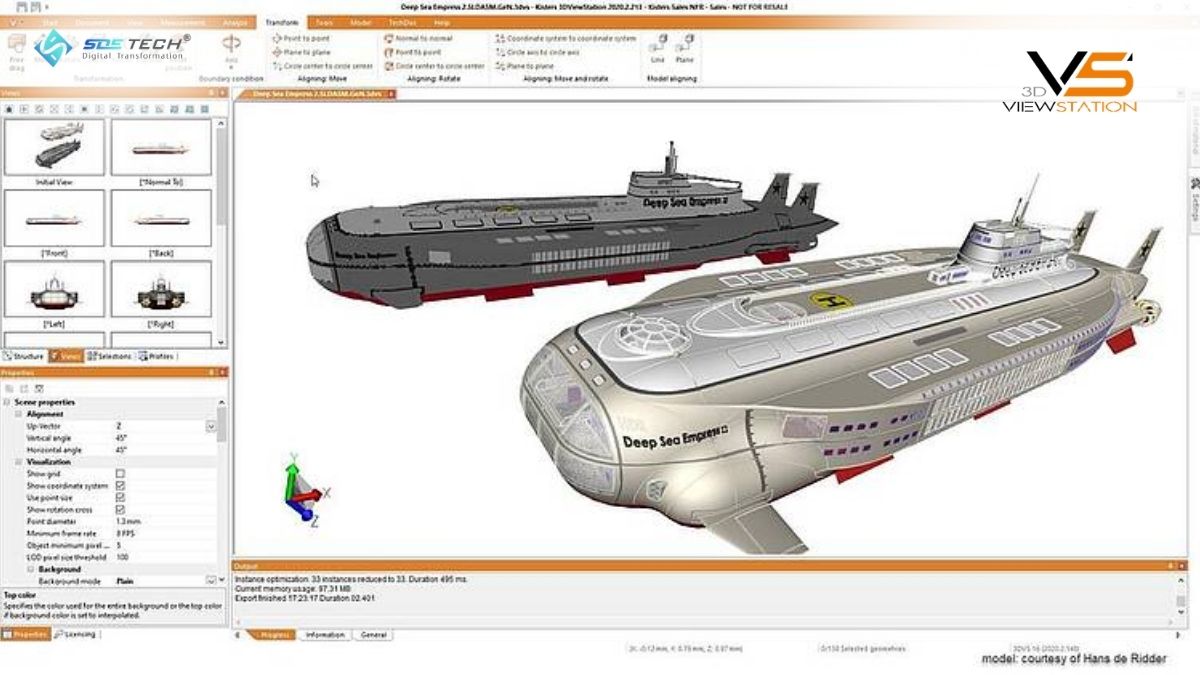 Xuất file CAD sang Minecraft với KISTERS 3DViewStation