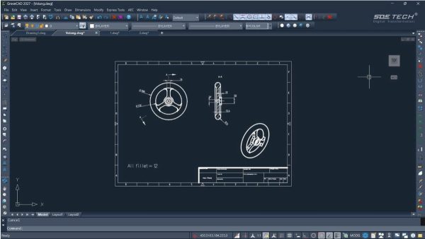 GreenCAD – giải pháp CAD hỗ trợ nhu cầu làm việc với DWG