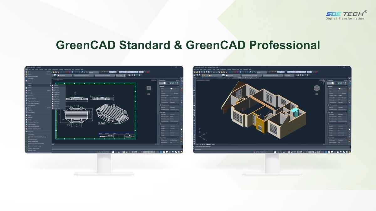 GreenCAD Standard và Professional