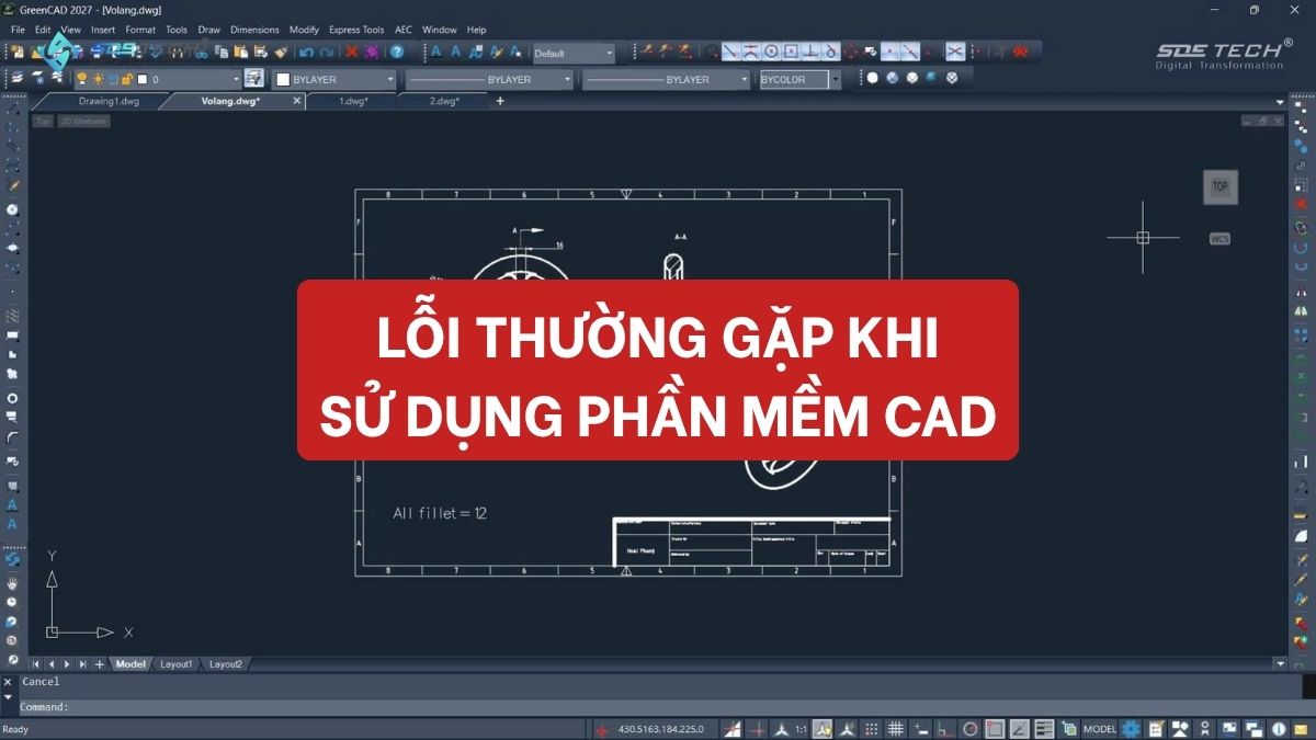 Lỗi thường gặp khi sử dụng phần mềm CAD và cách tránh hiệu quả